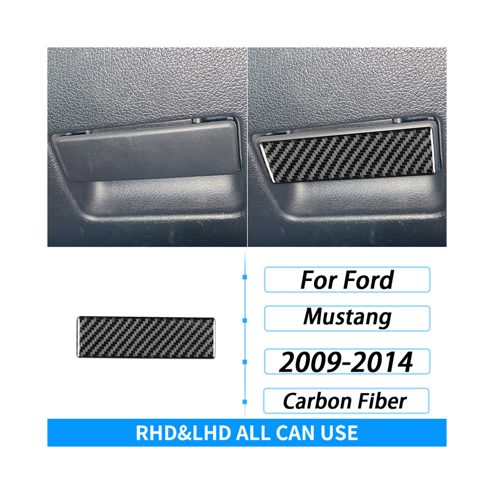 (23) For Ford Mustang 2009-2014 Carbon Fiber Gear Shift Dashboard Air Outlet Window Lift Steering Wheel Suit Car Interior 9160443707247