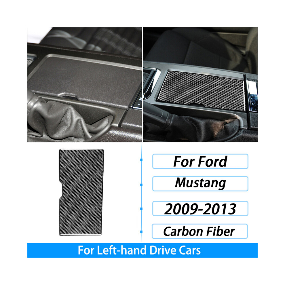 (6) For Ford Mustang 2009-2014 Carbon Fiber Gear Shift Dashboard Air Outlet Window Lift Steering Wheel Suit Car Interior 9160443716065