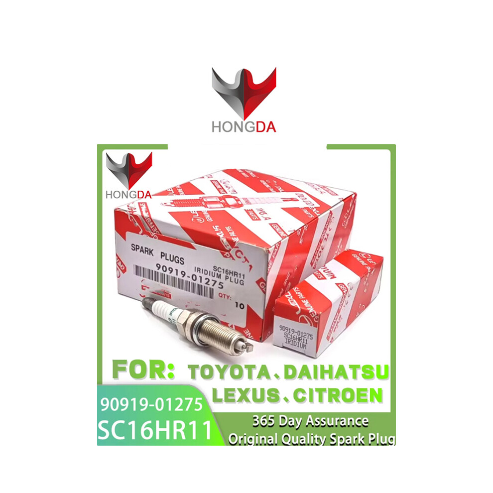 (8Pcs) Iridium Spark Plug 90919-01275 Sc16hr11 For Toyota Corolla Prius Matrix Lexus Yaris 267700-8300 9091901275 Sc16hr-11 9160443685040