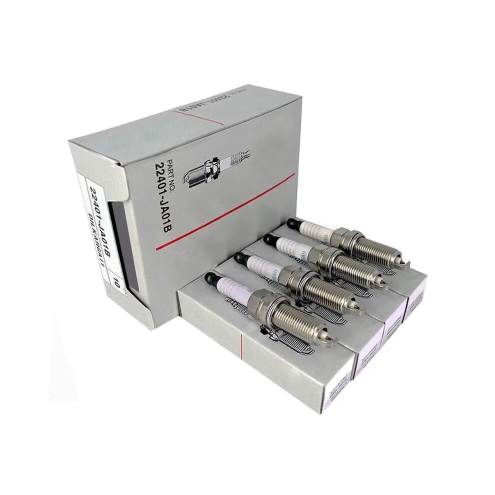 (4Pieces) 22401-Ja01b Dual Iridium Spark Plug Fit For Nissan X-Trail Sentra Rogue Altima Teana Versa Micra Cuube Note Dilkar6a11 9160443680212