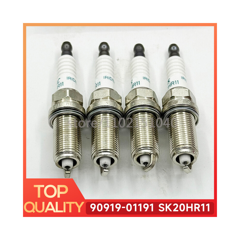 4Pcs 90919-01191 Sk20hr11 Iridium Spark Plug For Toyota Lexus Ls460 Lx570 Gx460 Land Cruiser 4Runner Fj Tacoma Tundra 9160443682971