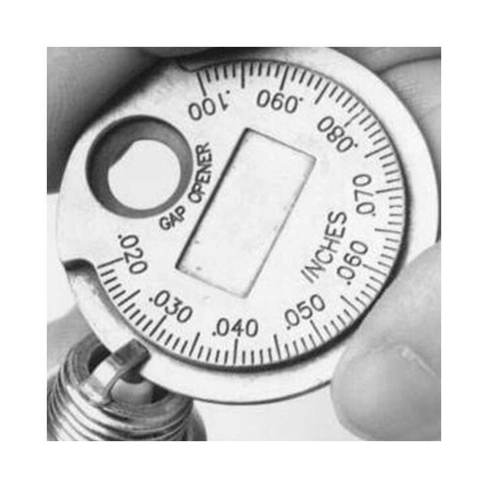 1Pc Coin- Type 0.6-2.4Mm Spark Plug Gap Gauge Measurement Tool Range Spark Plug Gage Caliber Measuring Tool 9160443676130