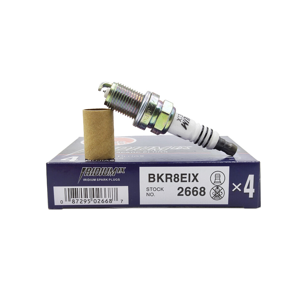(4Pcs) Bkr8eix 2668 Iridium Spark Plug Candles For Audi Volkswagen A3 A4 A5 Cc Tt Tts Tiguan Passat Jetta Bkr8eix-2668 9160443679766
