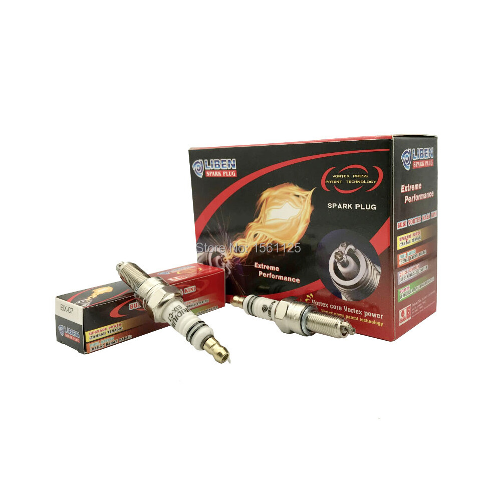 2Pcs/Lot Vortex Iridium Motorcycle Spark Plug Eix-C7 For Cr7e C7e Cr7eix Cr7egp Iu22 U22esrn 94703-00353 G59c Cr7ek 9160443679391