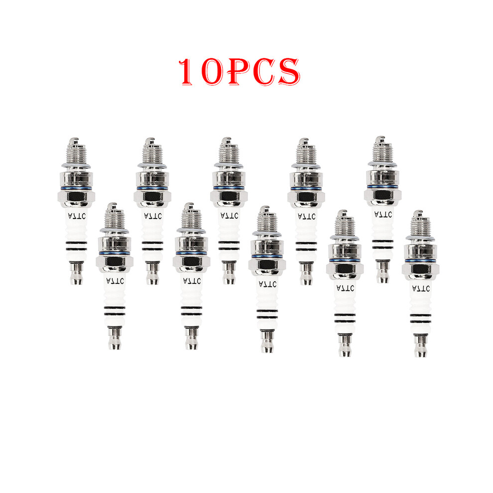 (10Pcs) Spark Plug A7tc For Gy6 50Cc-150Cc Atv Scooter Pit Dirt Pocket Bike Moped Go Kart Quad Buggy Taotao Buyang Roketa Sunl 9160443676826