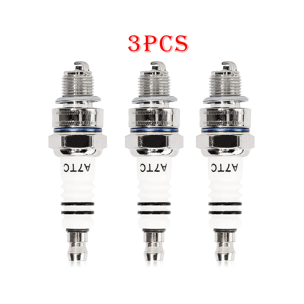 (3Pcs) Spark Plug A7tc For Gy6 50Cc-150Cc Atv Scooter Pit Dirt Pocket Bike Moped Go Kart Quad Buggy Taotao Buyang Roketa Sunl 9160443676086