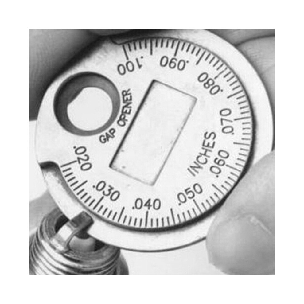 1Pc Coin-Type 0.6-2.4Mm Range Spark Plug Gage Caliber Measuring Tool Spark Plug Gap Gauge Measurement Tool 9160443678646