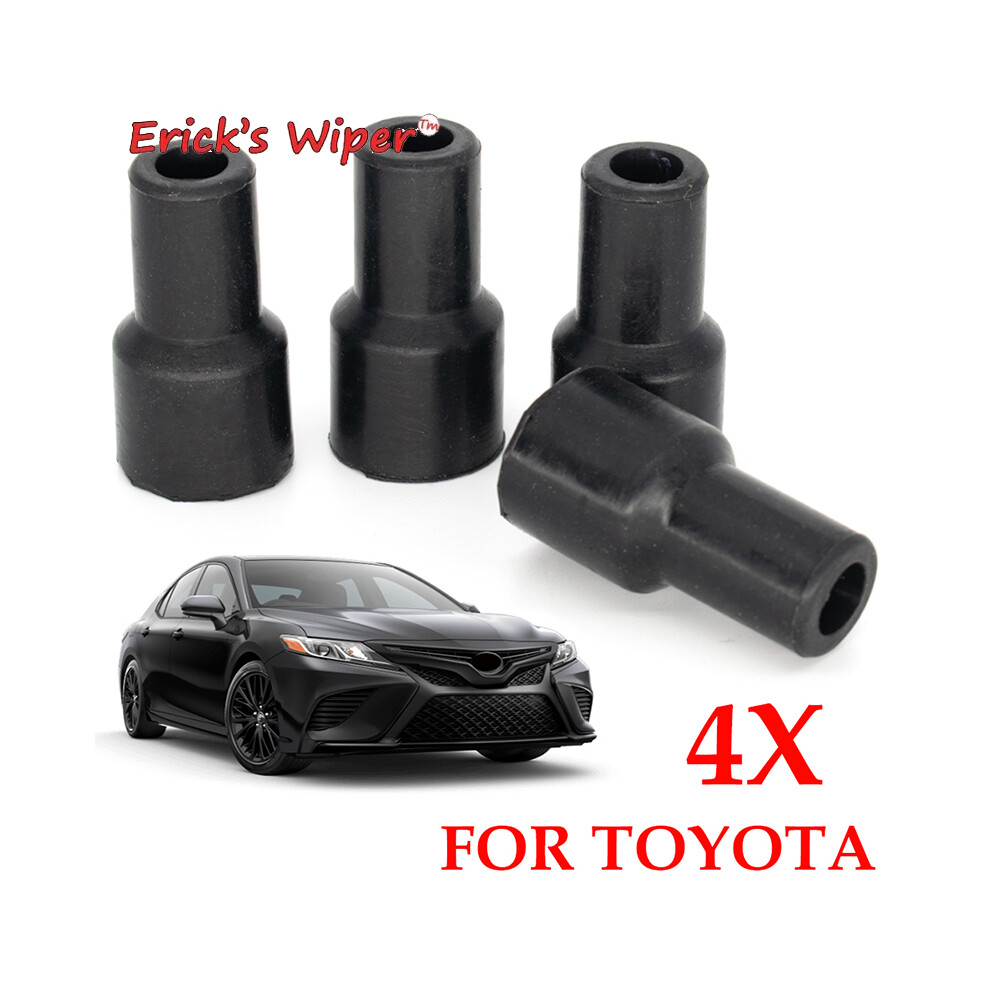 Erick's Wiper 4X Spark Plugs Cap Connector Ignition Coil Coils Plug Tip Rubber Cover For Toyota Yaris Vios Camry Corolla 9160443676772