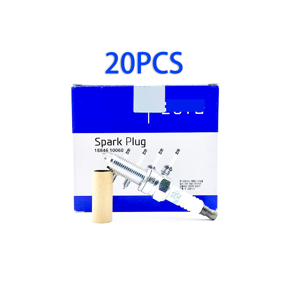 (20Pcs(Blue)) 4Pcs 18846-10060 Silzkr6b10e Spark Plug For Hyundai I30 Ix35 Ix40 Kia Rio Soul Accent Veloster Solaris 18846 10060 Blue 9160443685293