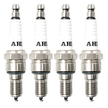 (4pcs Nickel alloy) AHL Motorcycle Ignition Spark Plug For Honda AX-1 250 CB-1 NC27 CB400 CB500 CBF125 CBF250 CBR1000RR CBR250 CBR600RR