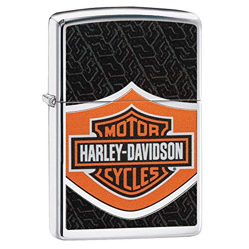 Zippo Zippo Lighter Harley Davidson Polish Black Windproof Flame Refillable Fuel 2