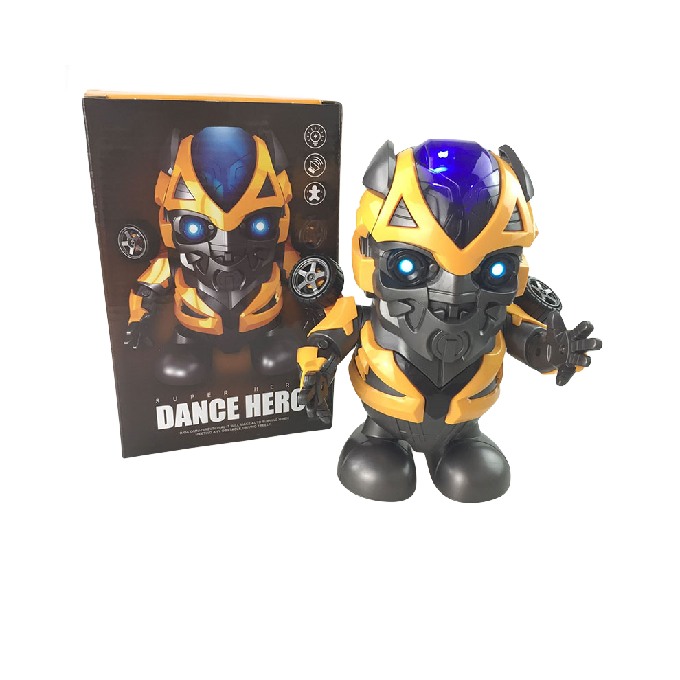 (Style B) Dance Hero Bumblebee Batman Optimus Prime Electric Robot Kids Gift Toy