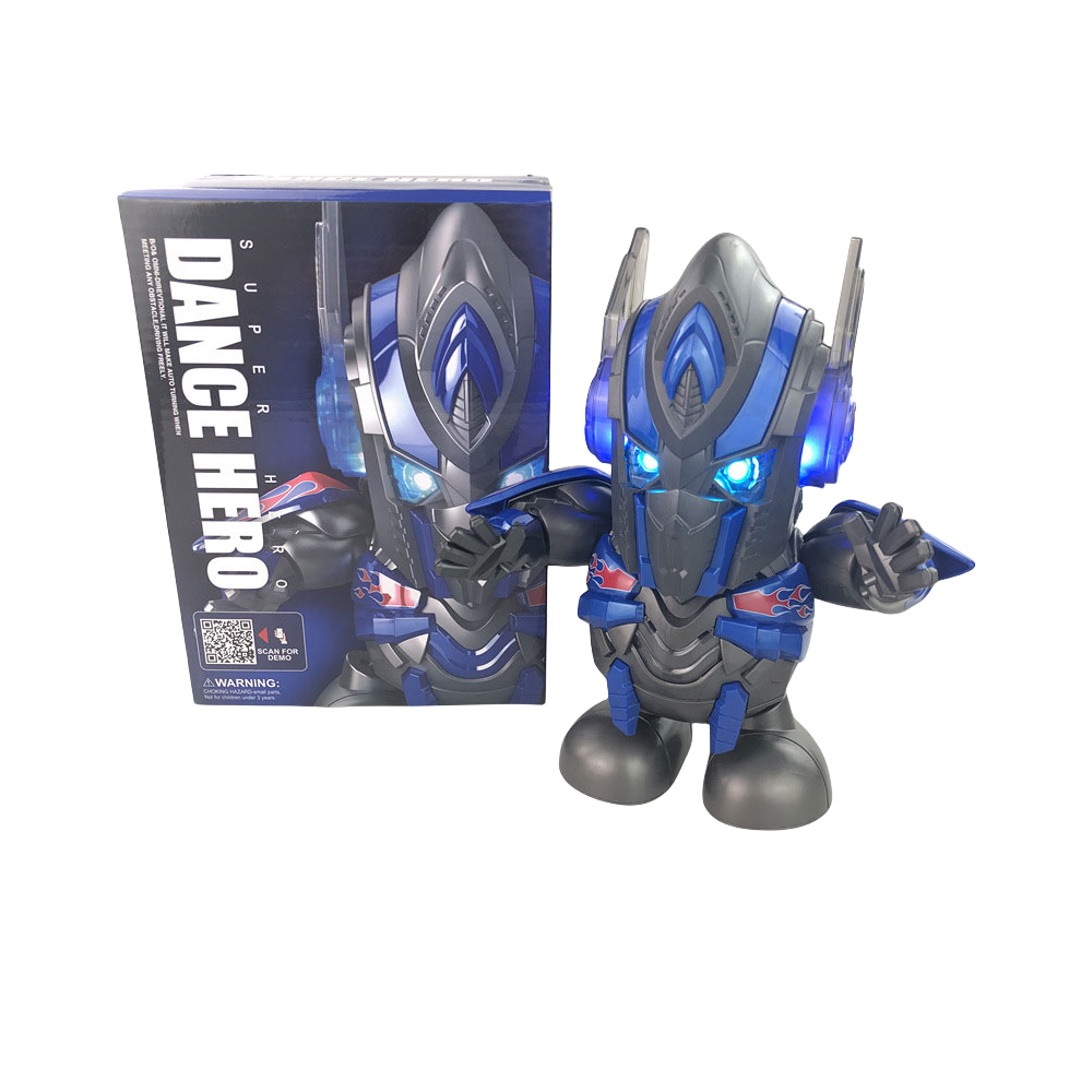 (Style E) Dance Hero Bumblebee Batman Optimus Prime Electric Robot Kids Gift Toy