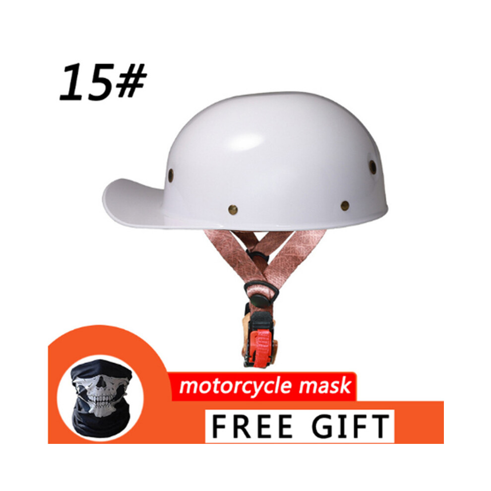 (L, Lavender) Motorcycle Helmet Retro Riding Helmet Scooter Personalized Baseball Cap Half Helmet For YAMAHA KTM Duke 125/200 Duke-image-OPC-PGD7BVW-NEW