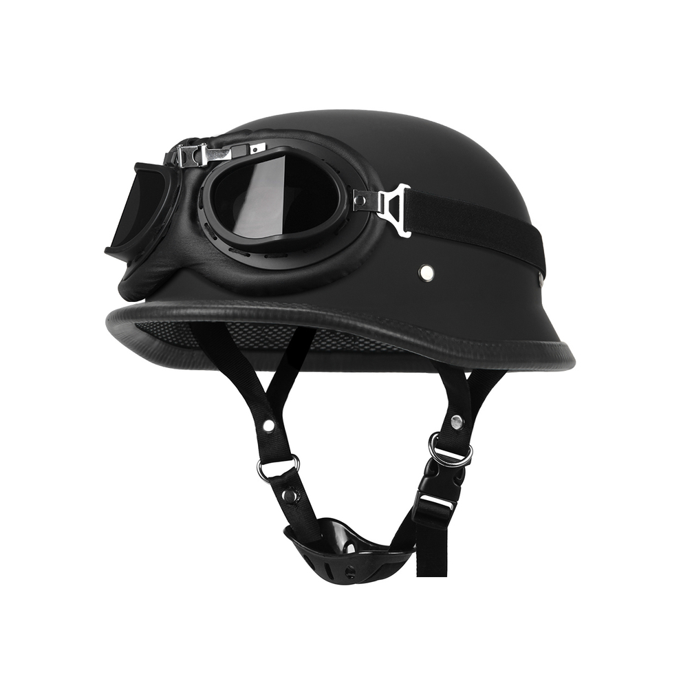 (M, 307-Glasses BK1) Retro Motorcycle Helmet Moto Helmet Scooter Vintage Half Face Biker Motorbike Crash Moto Helmet Casco Moto    Motorcycle-image-OPC-PGD7C6Y-NEW