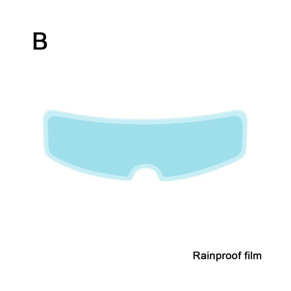 (Rainproof Film) Helmet Clear Anti-Fog Patch Rainproof Protective Film Visor Universal Lens Moto Resistant Film Accessories Motorcycle 8130375949337