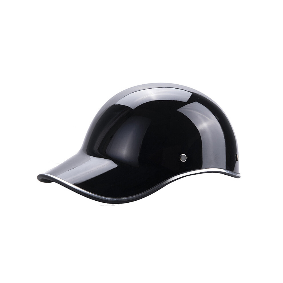 (As Pic) 1Pc Baseball Cap Style Motorcycle Half Helmet Safety Hard Hat For Cafe Racer Chopper Scooter Half Face Vintage Summer 8130375896648
