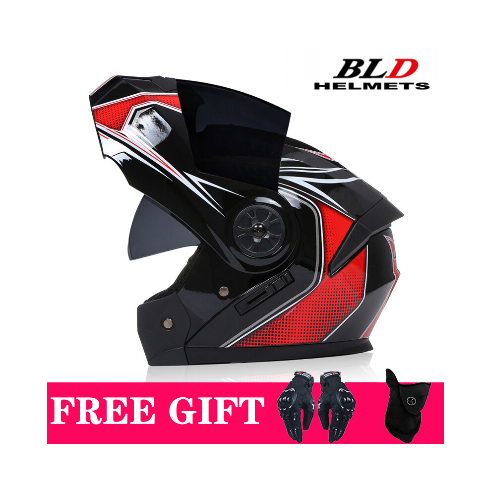 (L, 9) DOT Approved Personalised Motorcycle Full Face Helmet Men Women Safety Downhill Motocross Racing Modular Flip Up Casco-image-OPC-PGD7CDN-NEW