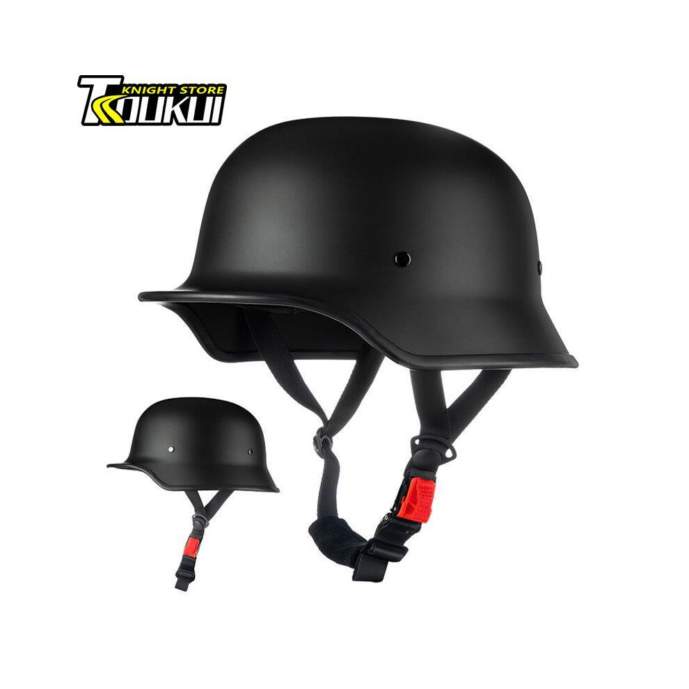 (L, M35-1) Dot Approved Motorcycle Helmet Abs Material Retro Moto Helmet Capacete De Moto Half Helmet Equipment German Tactical 8130375942994