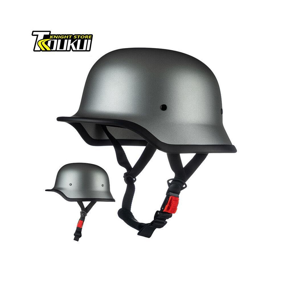 (M, M35-5) Dot Approved Motorcycle Helmet Abs Material Retro Moto Helmet Capacete De Moto Half Helmet Equipment German Tactical 8130375942864