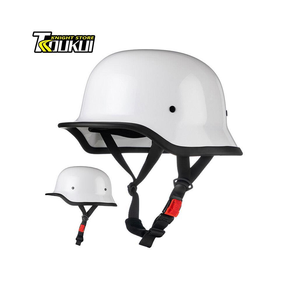 (Xl, M35-8) Dot Approved Motorcycle Helmet Abs Material Retro Moto Helmet Capacete De Moto Half Helmet Equipment German Tactical 8130375942697