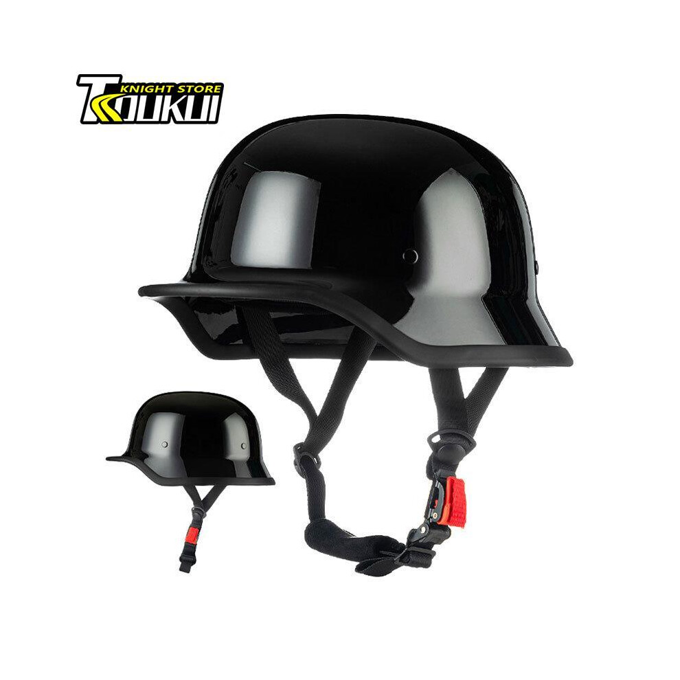 (XL, M35-2) Motorcycle Helmet Retro German Capacete De Moto Helmet DOT Approved Half Helmet ABS Material Riding Racing Casco Moto-image-OPC-PGD7DKX-NEW