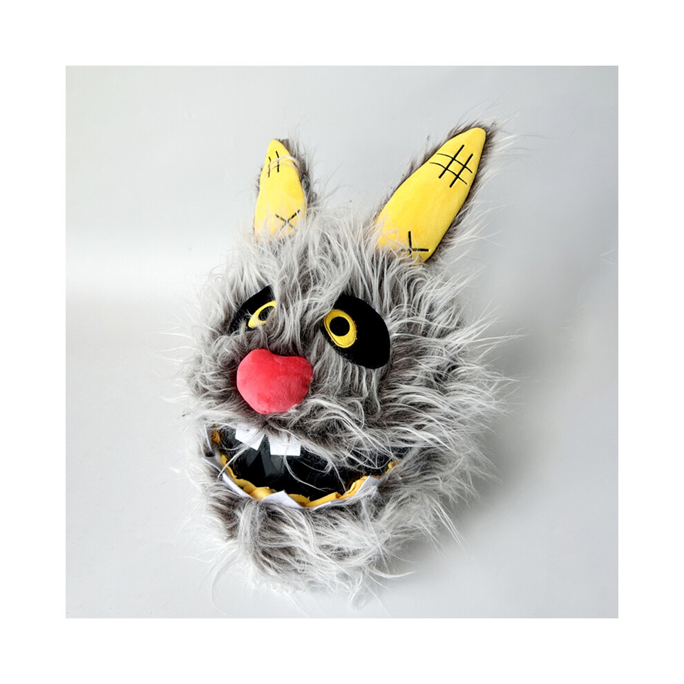 (Cool Rabbit) Motorcycle Helmet Covers Funny Cartoon Plush Helmet Protective Cover Helmet Full Face Covers For Personalized Helmets 8130375977637