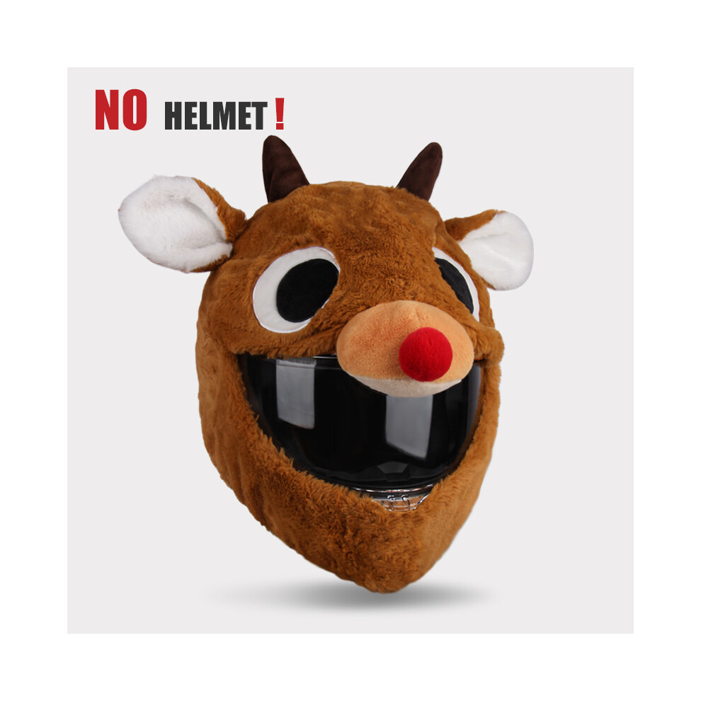 (ML) Festival Cartoon Hat Cap Motorcycle Helmet Cover Innovative Bicycle Helmet Cover Outdoor Fun Personalized Christmas-image-OPC-PGD7G5G-NEW