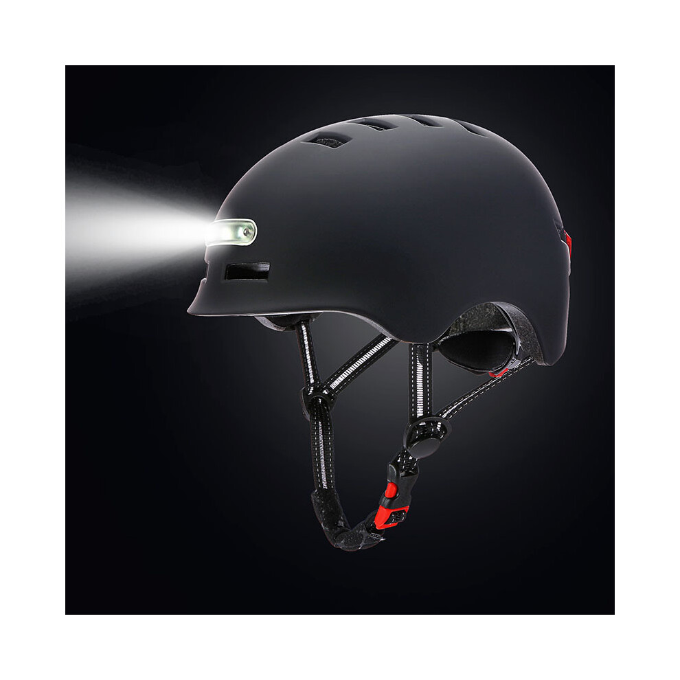 (L 58-61cm, Black) 2025 NEW Bike Cycling Helmet Smart Led Tail Light Bike Adult Electric Bicycle MTB Road Scooter For Sport Urban Helmet-image-OPC-PGD7HSX-NEW