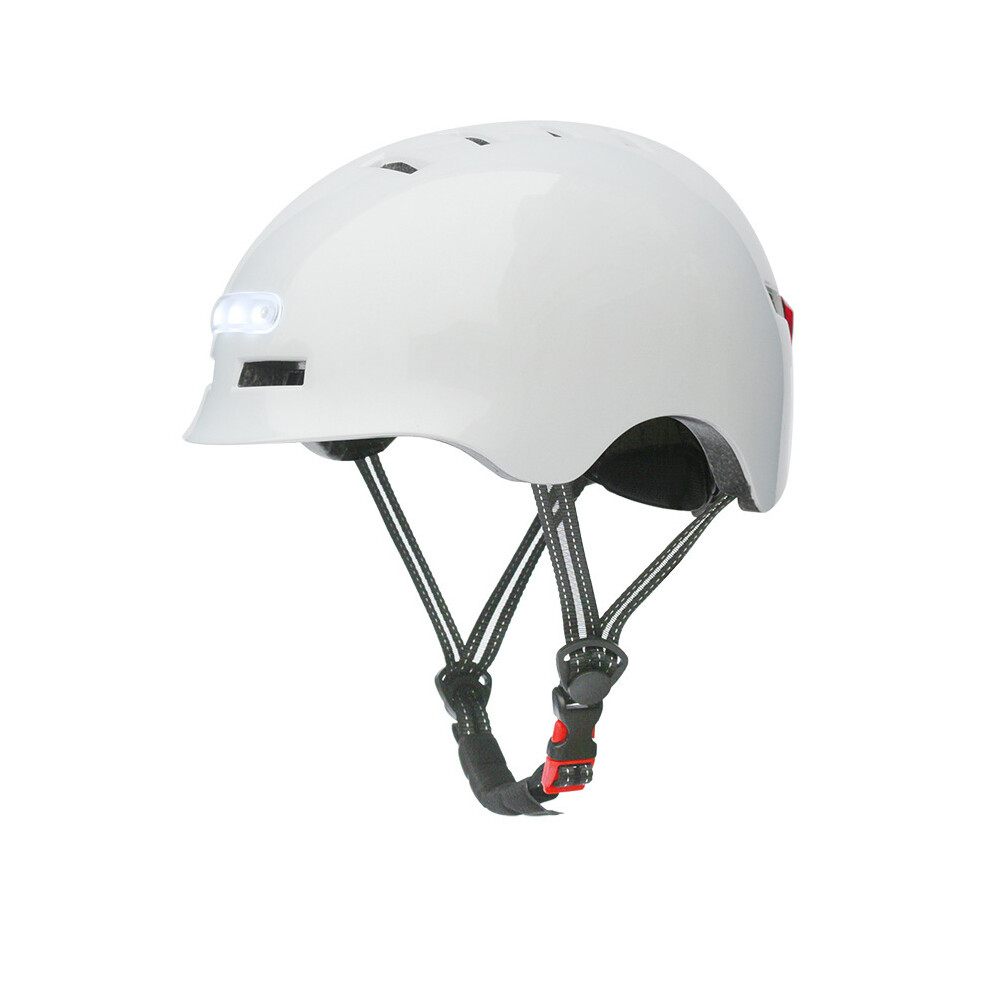 (S 48-53cm, Bright White) 2025 NEW Bike Cycling Helmet Smart Led Tail Light Bike Adult Electric Bicycle MTB Road Scooter For Sport Urban Helmet-image-OPC-PGD7HTW-NEW