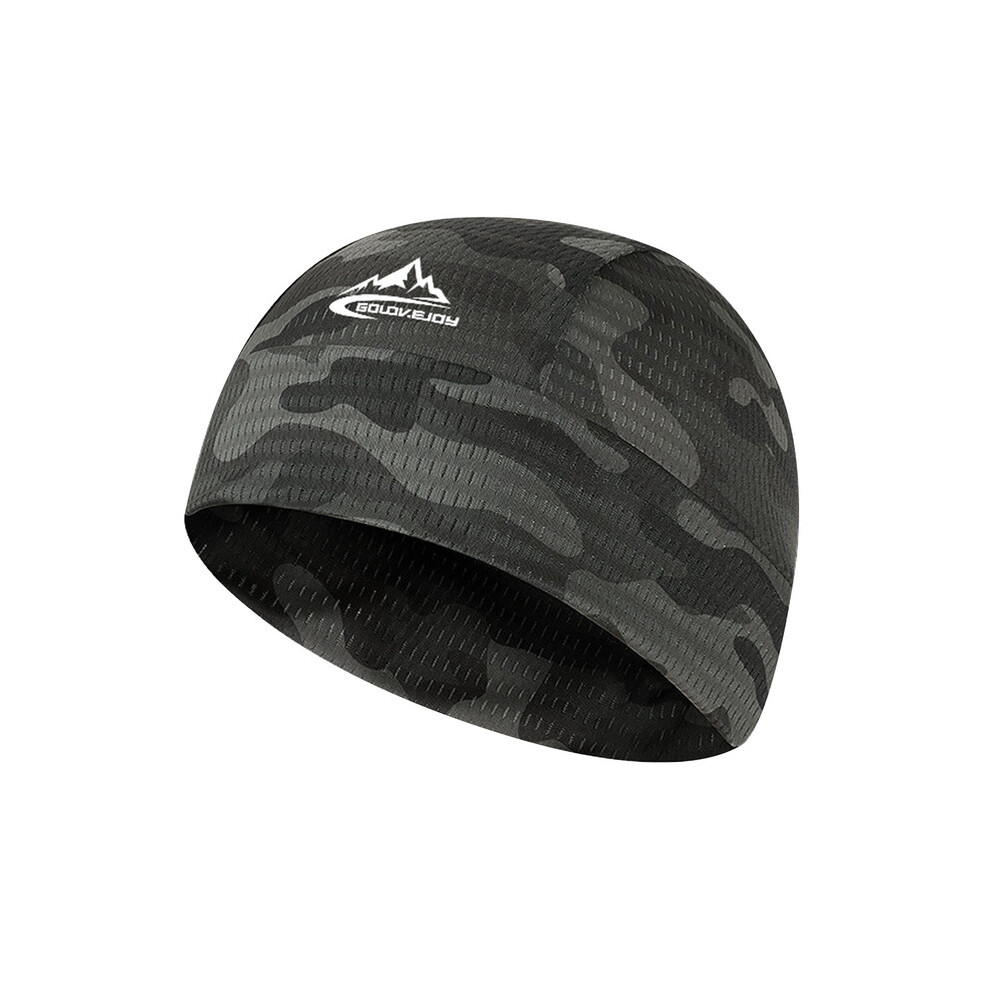 ( Camouflage) Motorcycle Riding Helmet Lining Hat Cooling Breathable Sweat Wicking Cycling Running Motorcycle Helmets Green 8130375849934