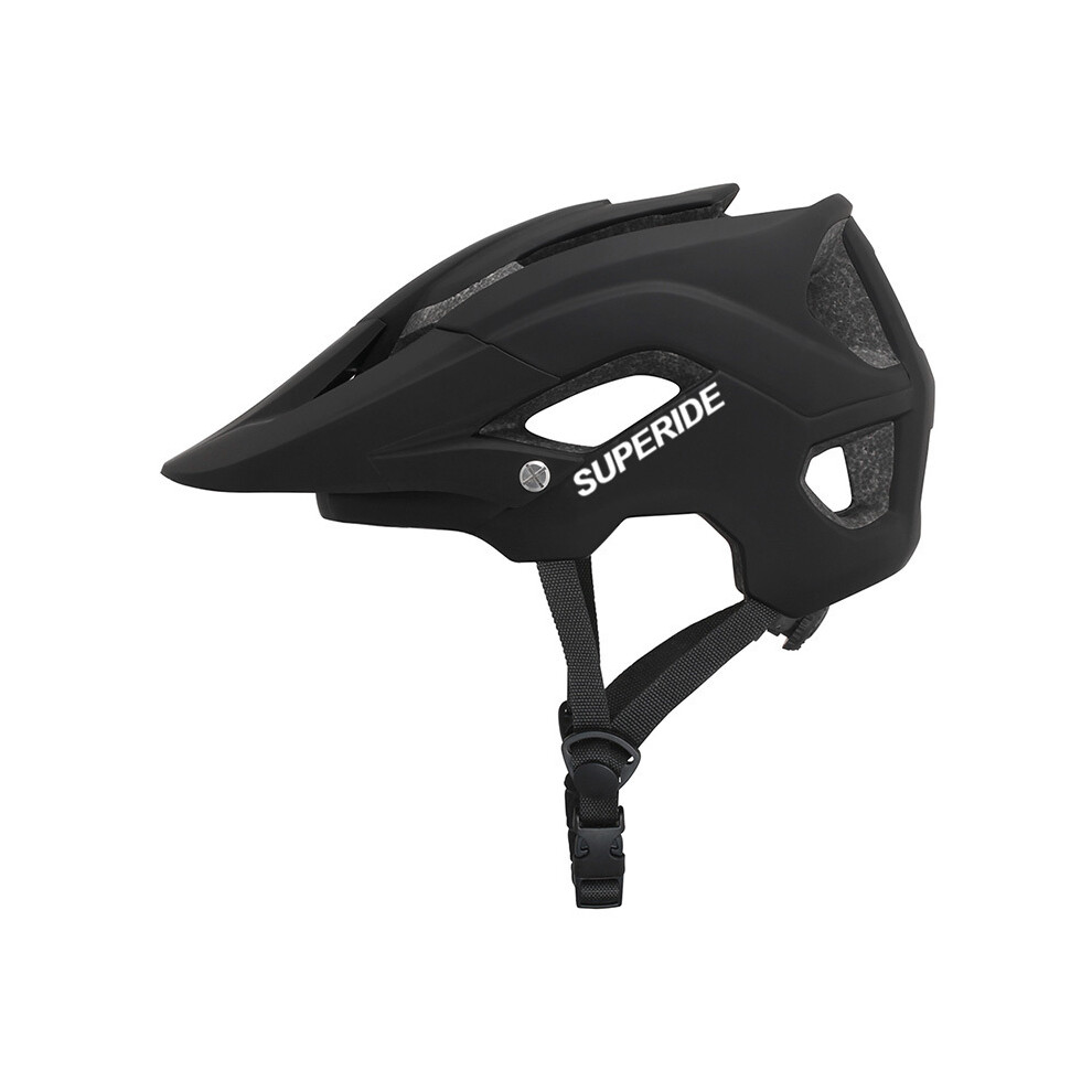(M-54-58, Black) SUPERIDE Anti-impact TRAIL DH MTB Bicycle Helmet Ultralight Road Mountain Bike Helmet Men Women Outdoor Riding Cycling-image-OPC-PGD7J2V-NEW