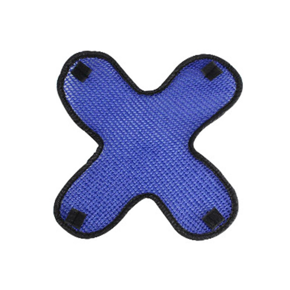 (Blue) Motorcycle Helmet Insert 3D Cellular Mesh Liner Cap Cushion Pad Quick-Drying Breathable Sweat Wicking Helmet Insulation Blue 8130375853603