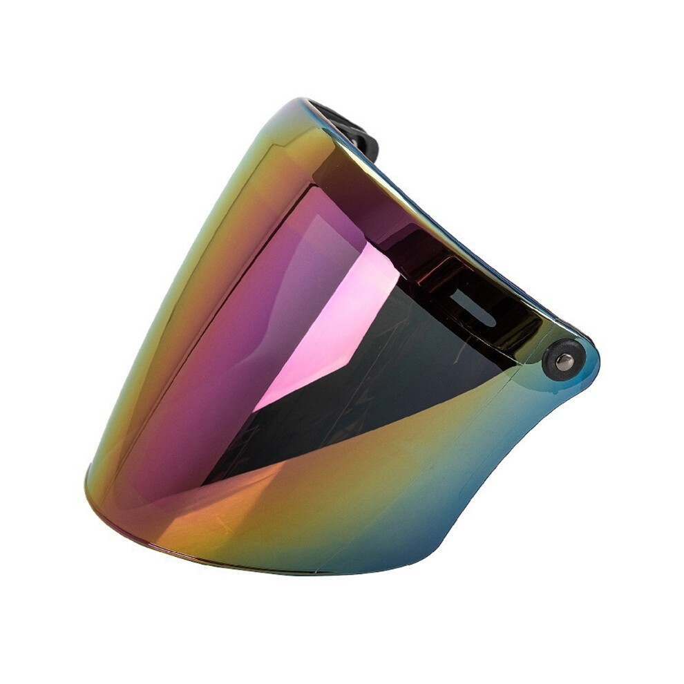 (5) Motorcycle Helmet Visor Shield 3-Snap Design Open Face Helmet Visor Gift For Motorcycle Enthusiasts Motorcycle Helmets 8130375868171