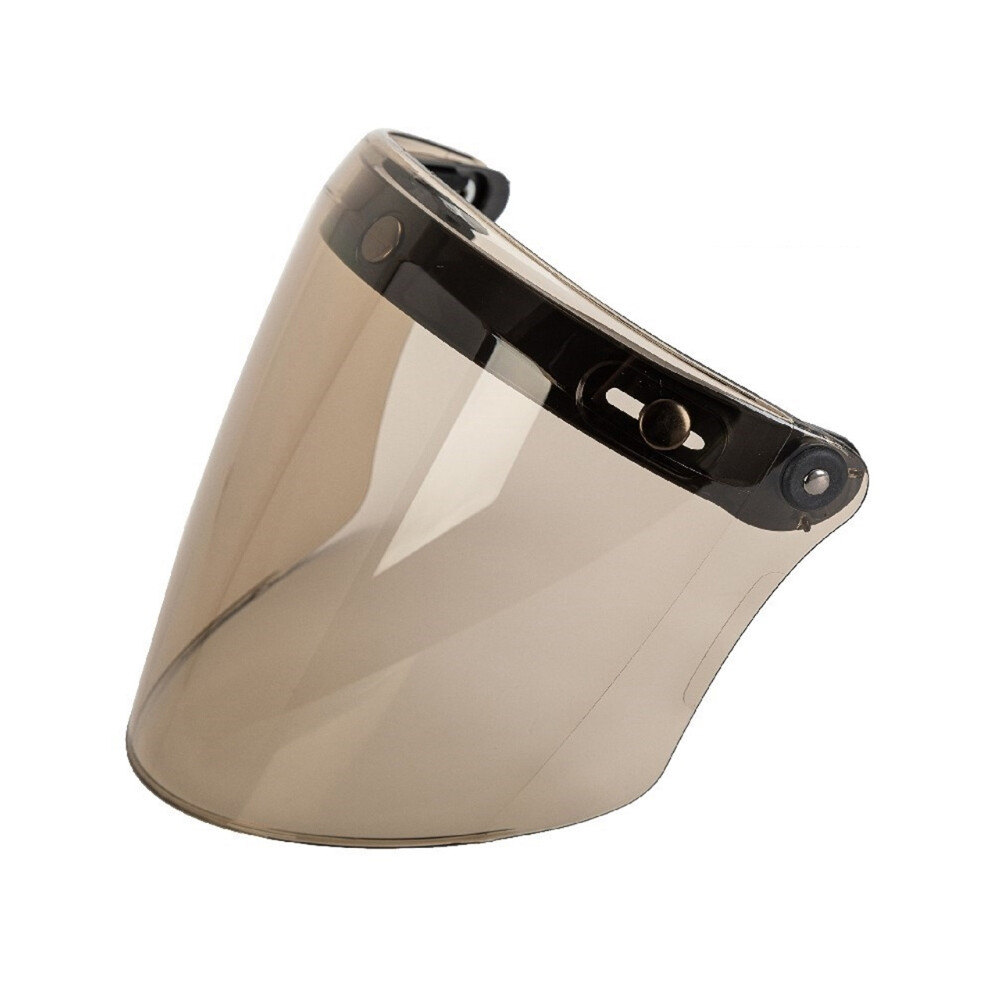 (2) Motorcycle Helmet Visor Shield 3-Snap Design Open Face Helmet Visor Gift For Motorcycle Enthusiasts Motorcycle Helmets 8130375868164