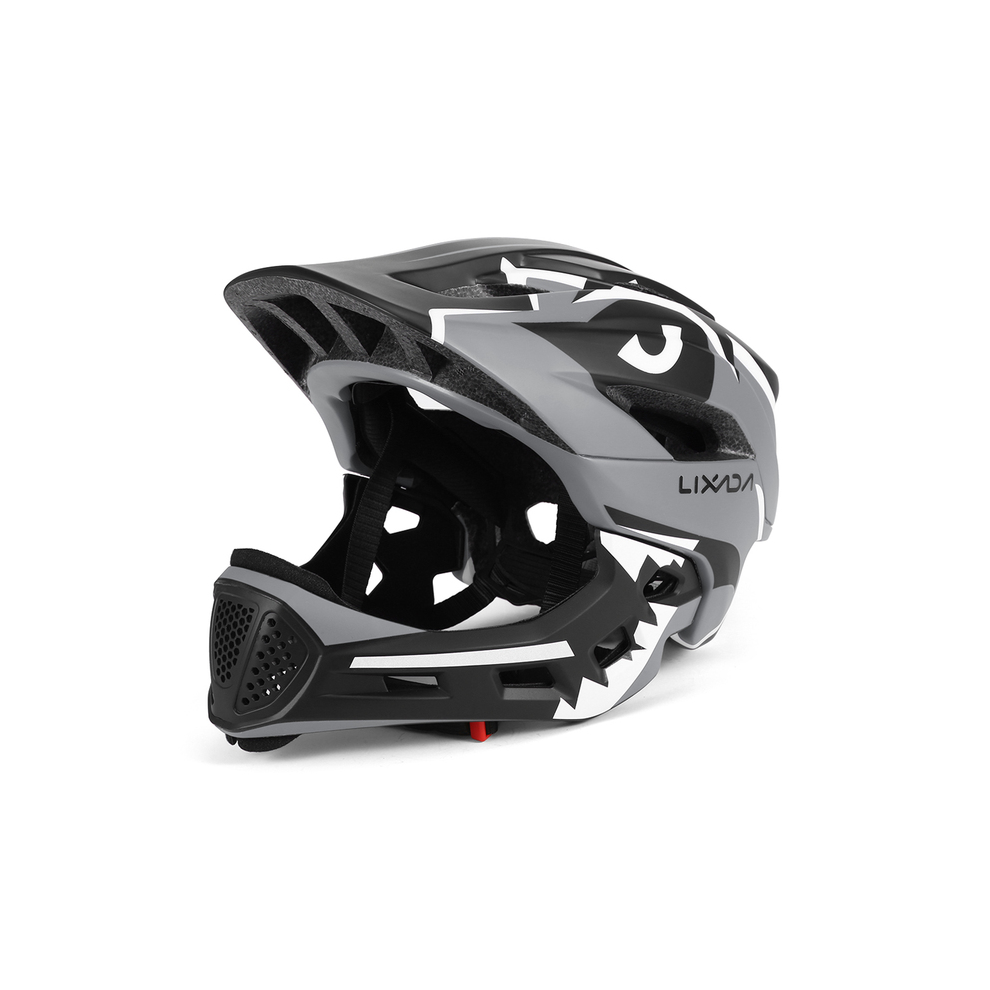 (CHINA, Grey) Kids Detachable Full Face Helmet Children Sports Safety Helmet Motorcycle Children Helmet for Cycling Skateboarding-image-OPC-PGD7K9G-NEW