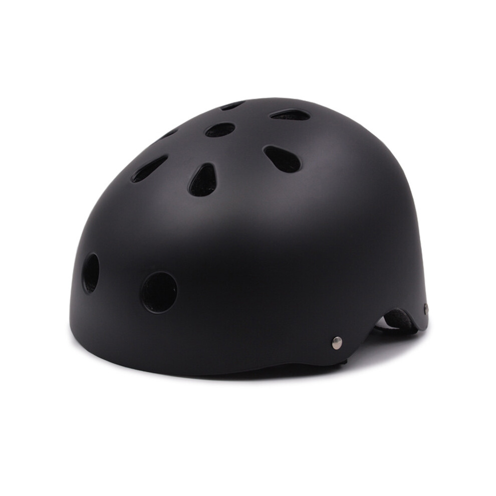 (S-51-55CM, Black) Round Bike Helmet For Men Women MTB Cycling Helmet Adjustable Head Size Mountain Road Bicycle Helmets Sport Aldult-image-OPC-PGD7KBF-NEW