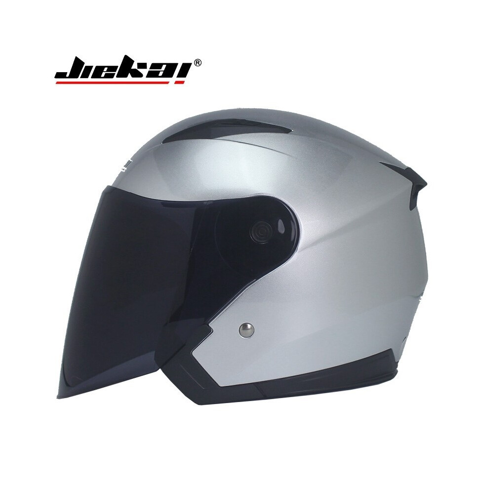 (L, b14) NEW Motorcycle Electric Bicycle Helmet Four Seasons DoubleLenses Racing Half Helmets Motorbike Helmet Medio Casco-image-OPC-PGD7M2G-NEW