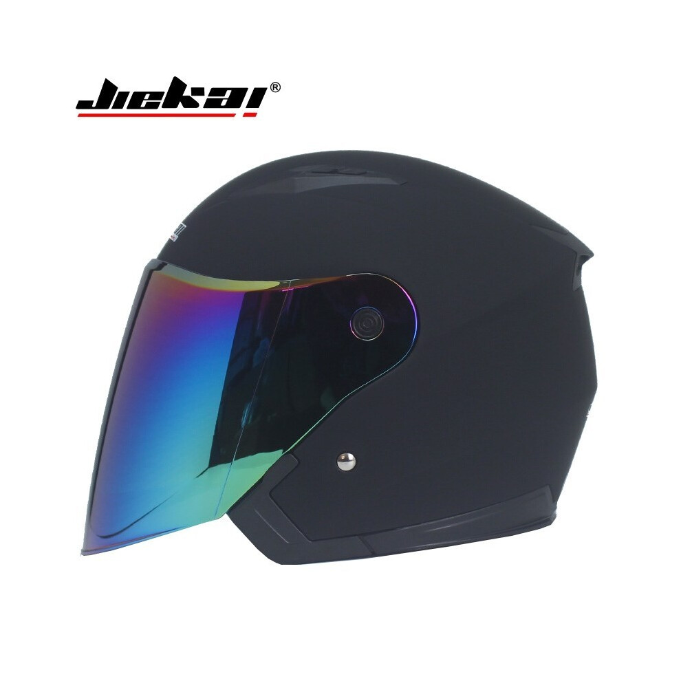 (XL, b4) NEW Motorcycle Electric Bicycle Helmet Four Seasons DoubleLenses Racing Half Helmets Motorbike Helmet Medio Casco-image-OPC-PGD7M6Q-NEW