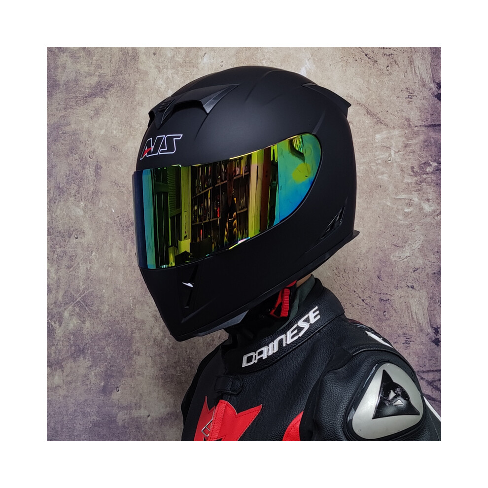 (M, 21) motorcycle helmet men's and women's full helmet winter locomotive personality electric car helmet tail grey couple-image-OPC-PGD7MWB-NEW