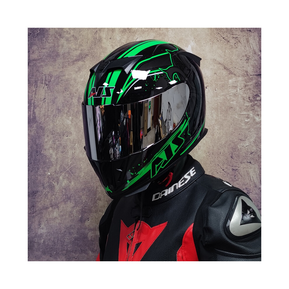 (XXL, 10) motorcycle helmet men's and women's full helmet winter locomotive personality electric car helmet tail grey couple-image-OPC-PGD7MXV-NEW