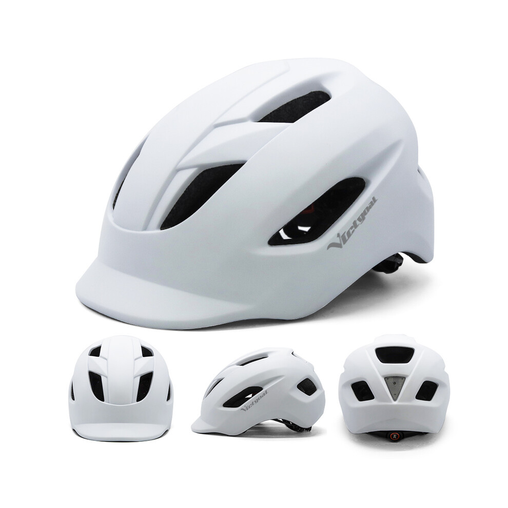 (White) Urban Commuter Road Bike Helmet Men's Women's Electric Bicycle Helmet Scooter MTB Racing Cycling Riding Safety Helmets-image-OPC-PGD7N6S-NEW