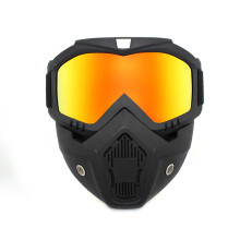 (Imitation red) Tactical Cycling Full Face Anti-fog Mask Helmet Airsoft Protective Paintball Mask with Mouth Filter Safety Goggle Hunting