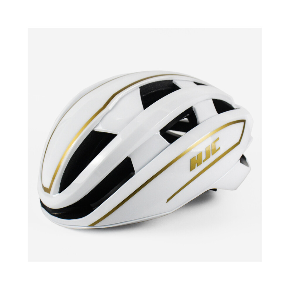 (L 59-62CM, White gold) MTB Cycling Helmet HJC Road Bike Helmet aero Triathlon Racing Bicycle Helmet Men women Mountain Bike Helmet Capacete-image-OPC-PGD7PCX-NEW