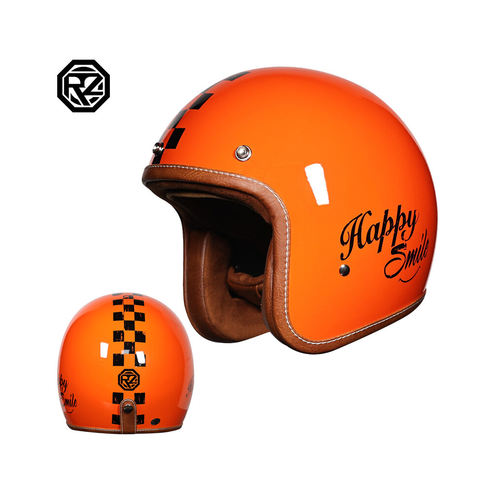 (XL, 21) Vintage motorcycle helmet 3/4 half helmet certified motorcycle helmet for men and women    Motorcycle Helmets-image-OPC-PGD7PVG-NEW
