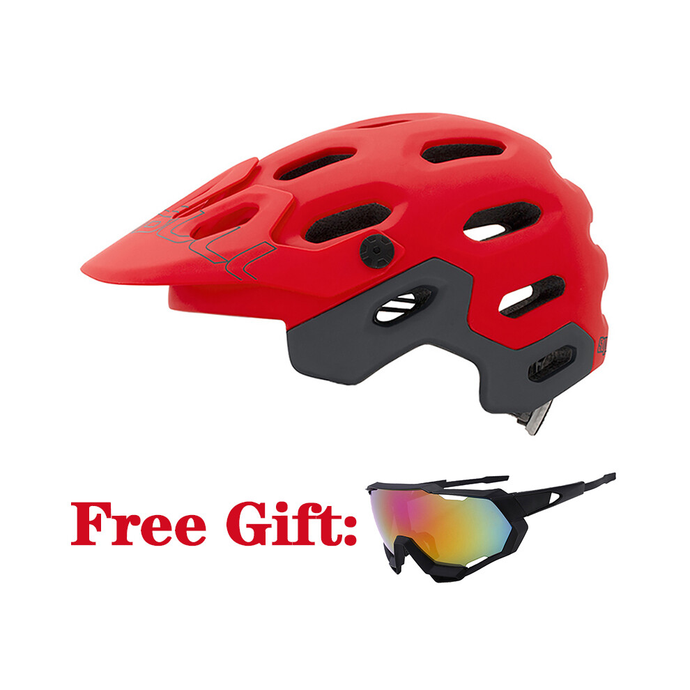 (L -58-62CM, 22) CAIRBULL Mountain Bike Helmets Outdoor Sports MTB Safety Cycling Helmet Adult Men Women Removable Sun Visor Bicycl-image-OPC-PGD7PZ8-NEW