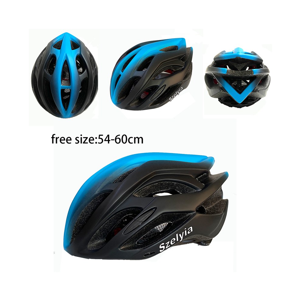 (B BBLK BLUE 54-60) Mens Adults Cycling Road Mountain Bike Helmet visor Capacete Da Bicicleta Bicycle Helmet Casco Mtb Cycling Helmet Bike-image-OPC-PGD7SNN-NEW