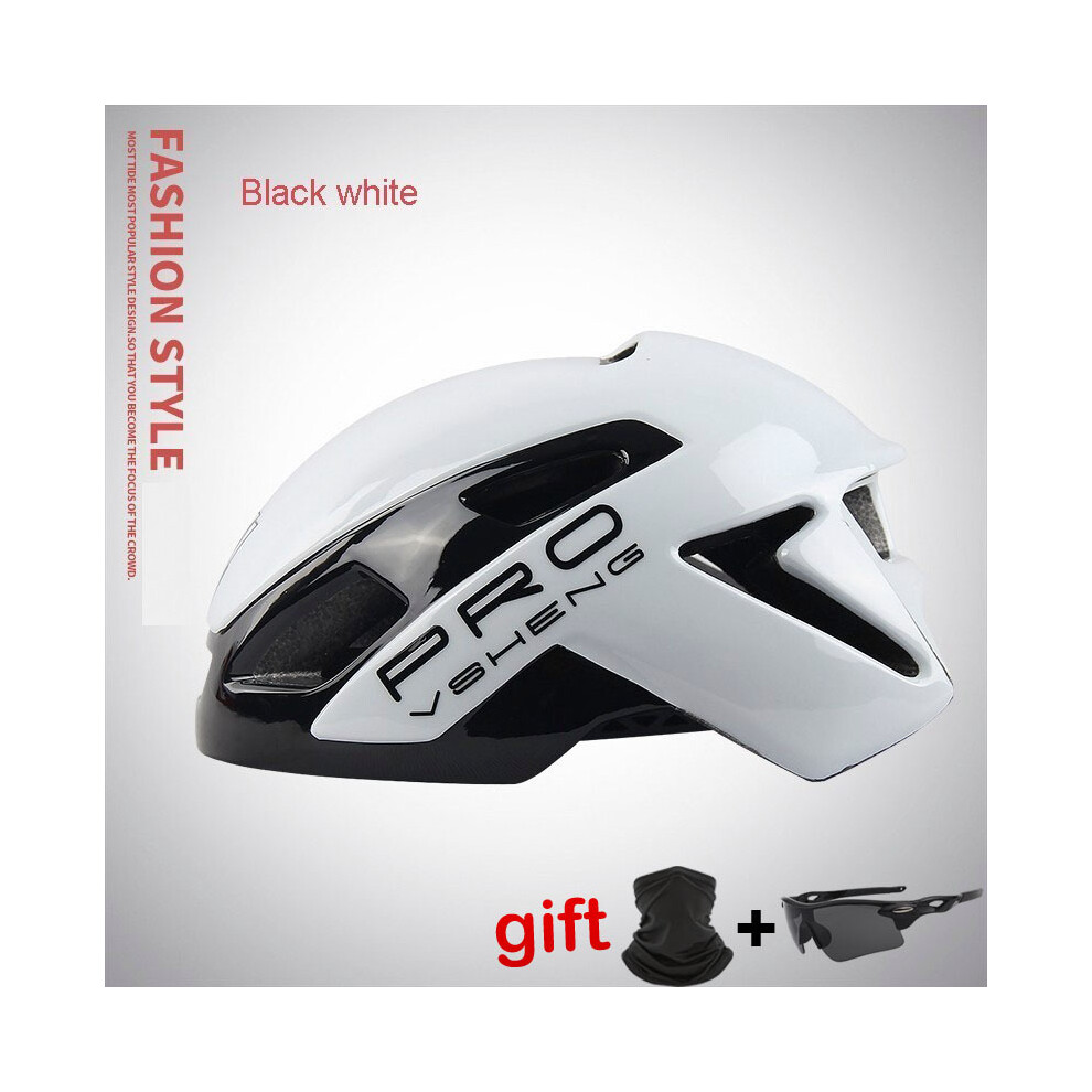 (WhiteBlack) Sale Bicycle Helmet Men And Women Ultralight Integrally-molded Mountain Highway Bicycle Safety Hat Cycling Helmet-image-OPC-PGD7T2T-NEW