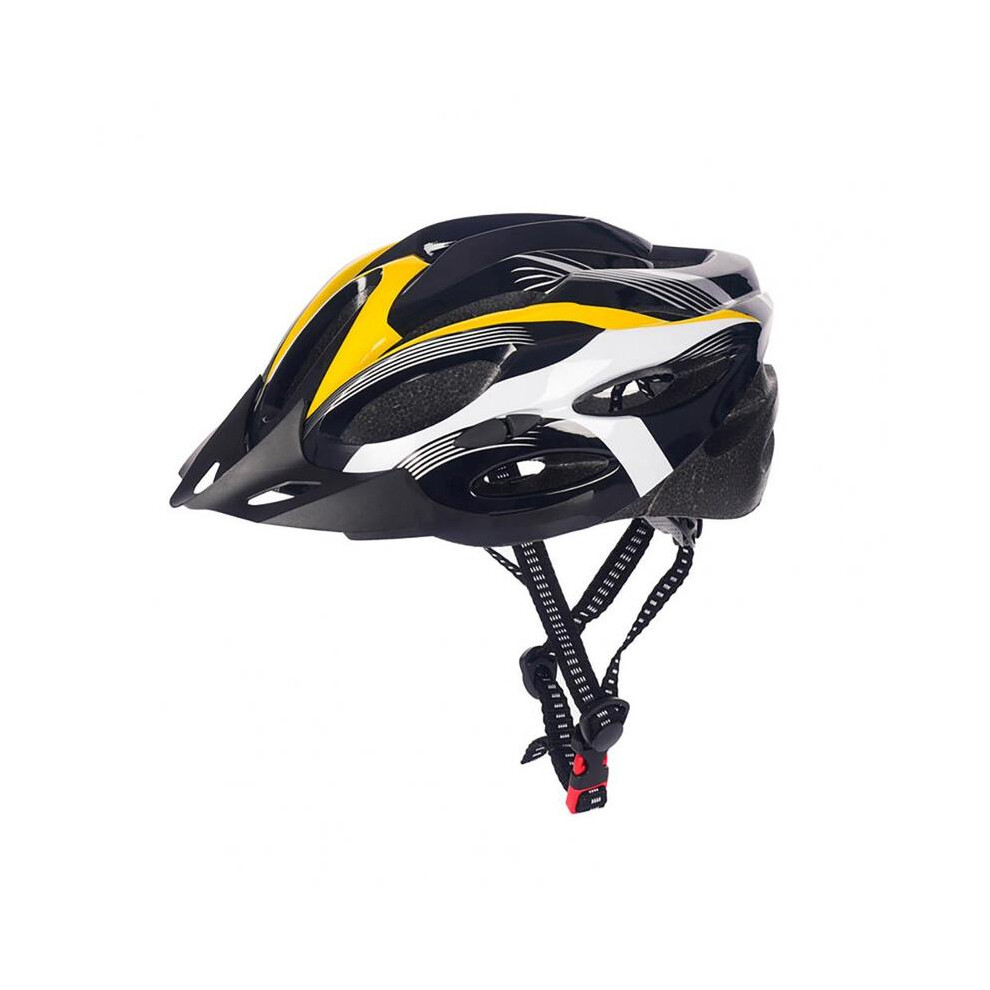 (One Size, Yellow) Bike Helmet with Pad 	Detachable Lining Mountain Bike Helmet Adjustable Circumference Road Bicycle Helmet capacete-image-OPC-PGD7T59-NEW