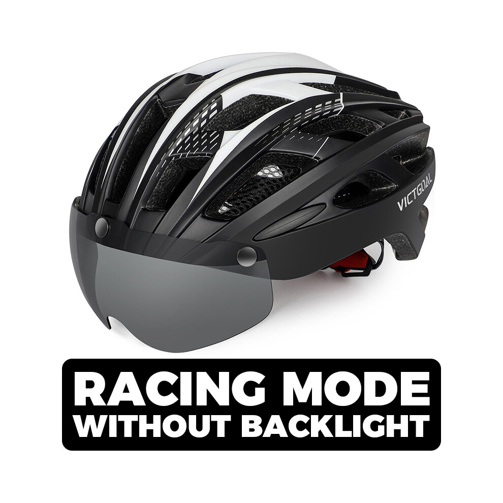 (CHINA, Black NO Light) Mountain Road Bike Helmet MTB Bicycle Helmet For Adult Men Women Integrally Molded Windproof Cycling Helmet With Visor-image-OPC-PGD7TTS-NEW